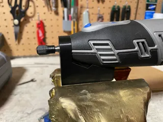 Easy Dremel holder for vice