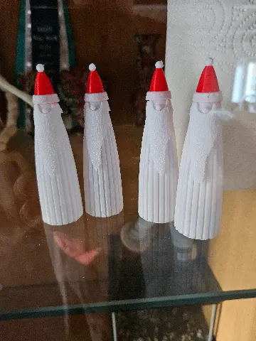 Christmas Santa decoration (tealight compatible) by Sabre Design