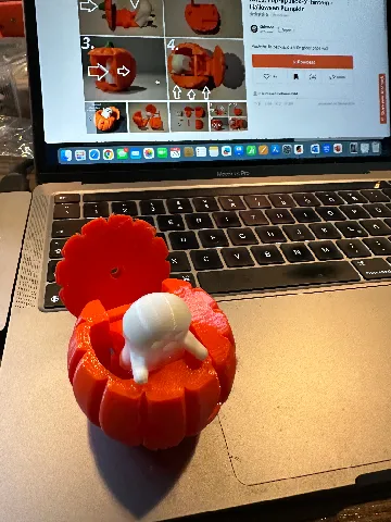 Pop-up Ghost Jack-o'-lantern - Halloween Pumpkin by t3dworld | Download ...