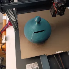 Indian Clay pot style piggy bank