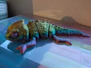 Print in Place Articulated Flexy Chameleon