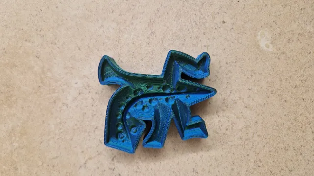 Make of Escher lizard form by Beeman | Download free STL model ...