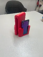 Phone Holder on the tennis net