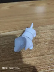 Cute Dachshund Articulated (dark eyes version)