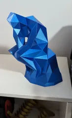 Lowest poly The Thinker