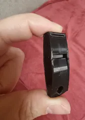 Extremely loud and compact emergency whistle
