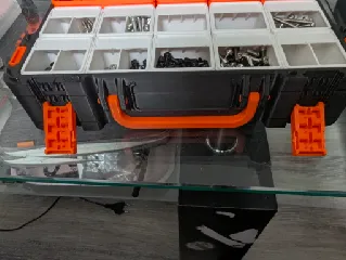 Improved Latch for Gridfinity Storage Box by Pred