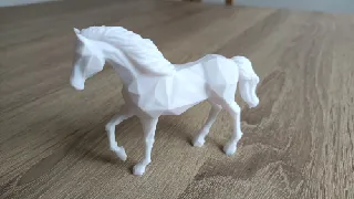 Geometric HORSE Figurine
