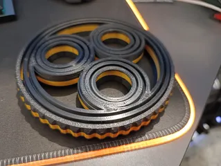 RotaRings - Print in Place Rotating Fidget