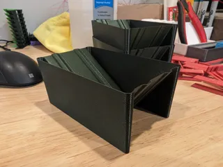 Vase Mode Card Sorting Tray by kwfredeen, Download free STL model