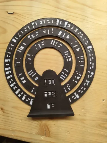 Cryptic Calendar by Trulli3D | Download free STL model | Printables.com