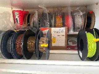 IKEA Kallax Filament Storage Rack - PVC edition + different rod diameters