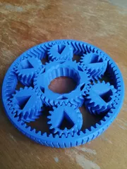 Planetary Gears Fidget - Print in Place