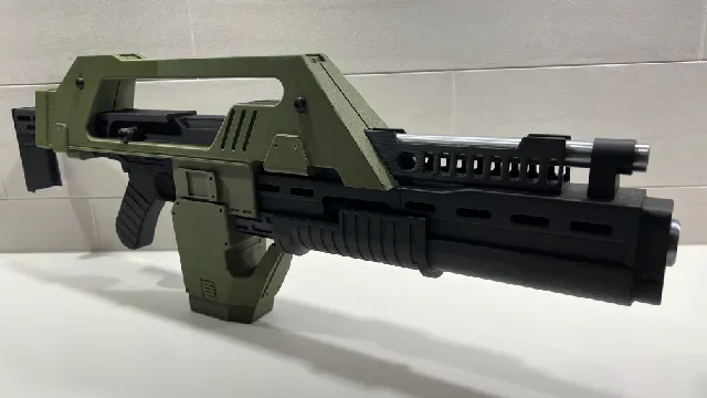 Make of Aliens M41A Pulse Rifle by Peter Hall | Download free STL model ...
