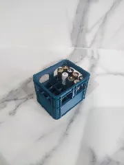 Customizable & stackable beer crate for all types of batteries