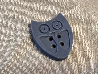 Clothes Buttons Owl