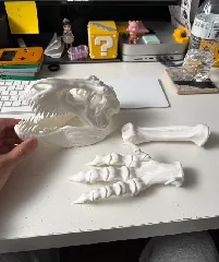 T-rex 200% - all fixed files & support ready + better skull