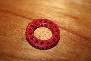 Fidget Gear Ring with inside knurling