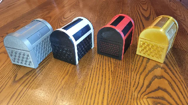 Treasure Chest Puzzle Box - Update! by 3D Printy | Download free STL ...