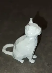 Low Poly Cat 2.0 (Decoration) (No Supports!)