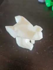 Cute Low Poly Baby Elephant