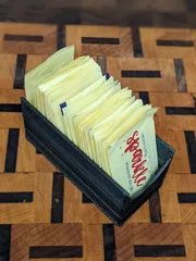 Sugar / Raw Sugar Packet Holder (parametric!)