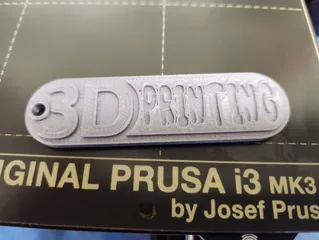 key chain 3D printing