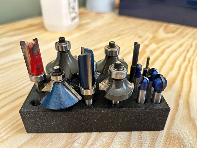 Make of Router Bit holders by obogobo | Download free STL model ...