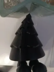 Cute Christmas tree with shoes