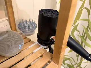Holder for hair dryer