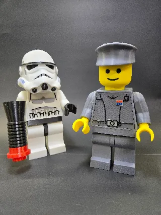 Star Wars Stormtrooper &amp; Captain Brick MegaFigures (5:1 Scale) by ...