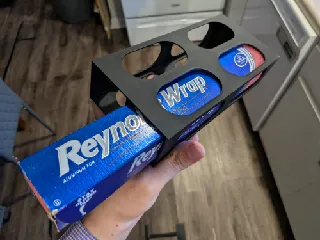 Aluminium/cling foil or baking paper holder