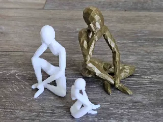 Low Poly Unseen Dimensions - Sculpture by Maker81 | Download free STL ...