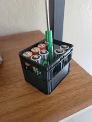 Customizable & stackable beer crate for all types of batteries