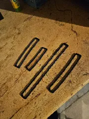 OO / HO Scale Model Railway Curve Templates