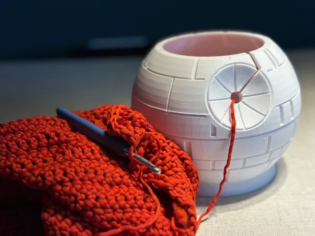 Death Star Yarn Bowl by BannMakes