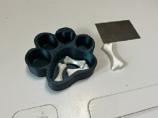 Toy Bowl - Dog print / paw