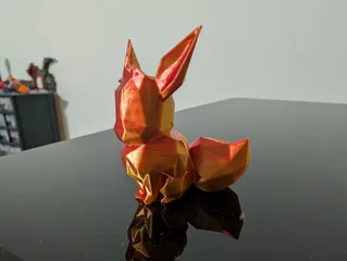 Eevee - low poly (pokemon)