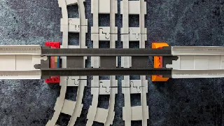 LEGO Duplo Train track: straight (double size for bridges)