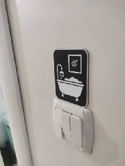 Bathroom sign - symbol on the door