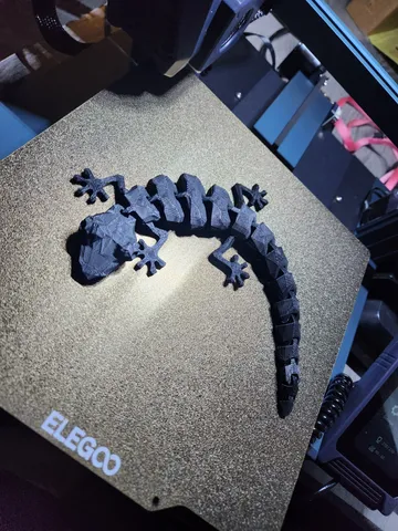 Low Poly Articulated Lizard by HexAxis3D | Download free STL model ...
