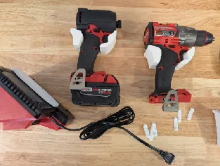 Milwaukee Tool Holders for Pegboard or Wall Control