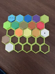 Filament Sample Swatches with Honeycomb Wall System
