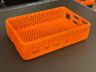 Pi4 Case + FanCover w/Camera Slot