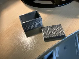 Honeycomb Box with Snap-On Lid