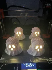 Floating Ghost Tealight Candle (electric candle/tealights only)
