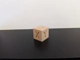 XYZ-10mm Calibration Cube