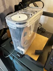 Filament Storage using Plastic Cereal containers Updated 11/12/2024