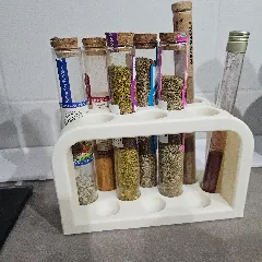 Sample test tube holder rack