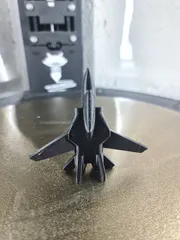 Print-in-place and articulated F14 Jet Fighter with Improved Wingdesign